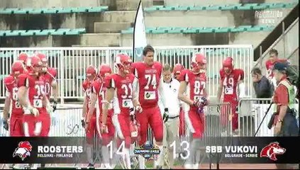 Roosters vs Vukovi FINALE IFAF CHAMPIONS LEAGUE