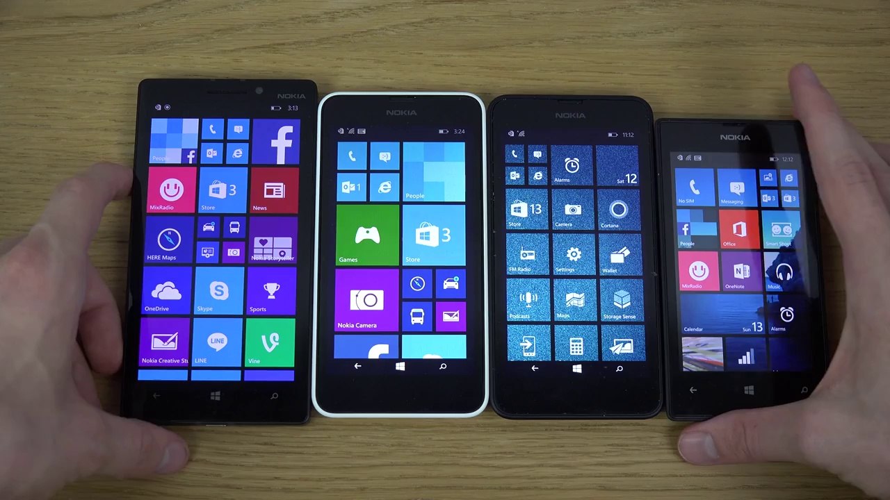 Nokia Lumia 930 vs. Nokia Lumia 635 vs. Nokia Lumia 630 vs. Nokia Lumia 520 - Which Is Faster