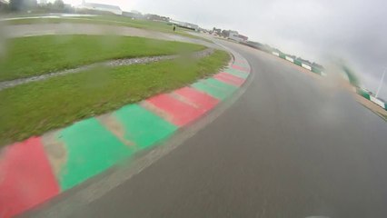 Second Run en Cbr 600f @ Mettet sous le déluge lors du Ktm Track'n Test du 8 Juillet 2014