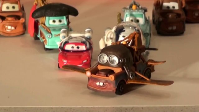 Pixar Cas Aviator Mater races Hawk McQueen in a Retro video from 2012 thanks for watching