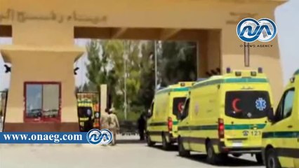 شاهد ||  وصول مساعدات الجيش إلى قطاع غزة