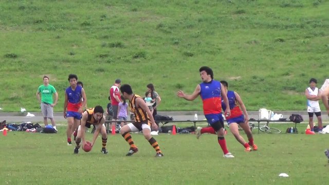 ライオンズ 対 ホークス [第1Q] LIONS vs HAWKS - 2014 AFL JAPAN TOP LEAGUE