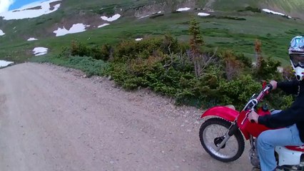 First time rider on Jones Pass