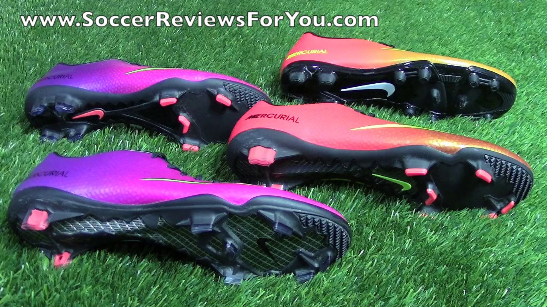 Nike Mercurial Line Comparison - Vapor 9 IX VS Veloce VS Victory 4 IV VS  Vortex - video Dailymotion