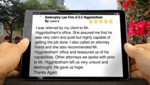 Bankruptcy Law Firm of D.C Higginbotham Jacksonville         Remarkable         5 Star Review by Leona G.