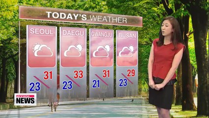 Steaming hot weather nationwide