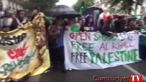 Paris'te İsrail protestosuna polis müdahalesi