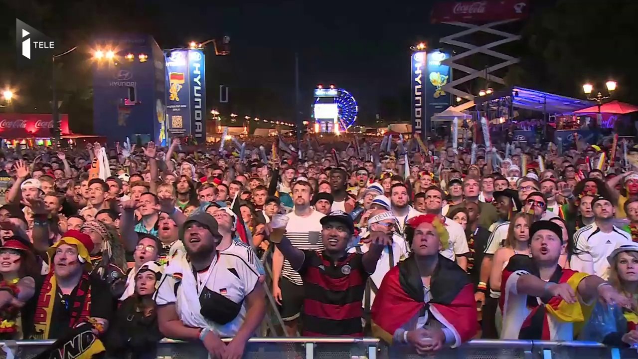 L'euphorie des Allemands