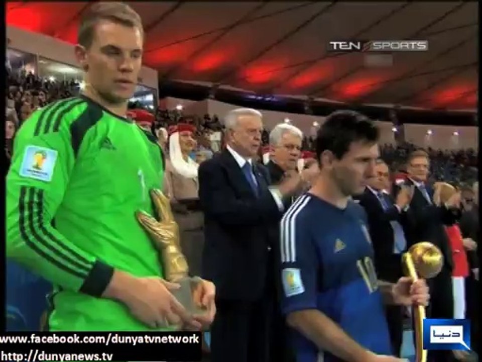 Dunya News -Lionel Messi wins Golden Ball despite subdued World Cup final performance