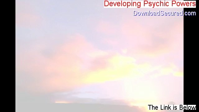 Developing Psychic Powers PDF Free (Get It Now)