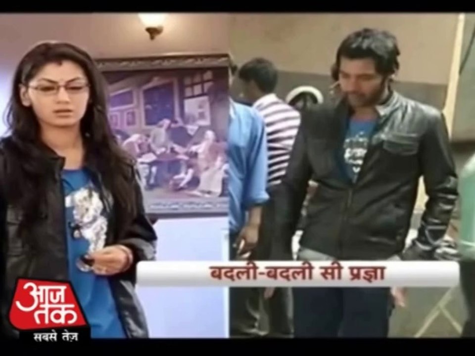 Pragya in Abhi's costume