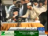 Dr.Tahir-Ul-Qadri In Angry Mood Before Press Conference