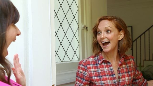 Allure Insiders - Glee's Jayma Mays' Husband Looks Great in Heels