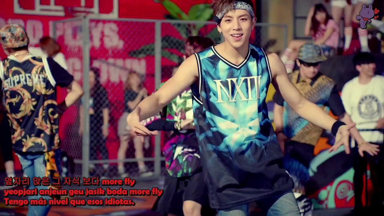 [SUB ESP] MV C CLOWN  Let's Love (color coded + hangul + romanized)