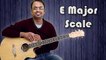 How To Play - E Major Scale - Guitar Lesson For Beginners