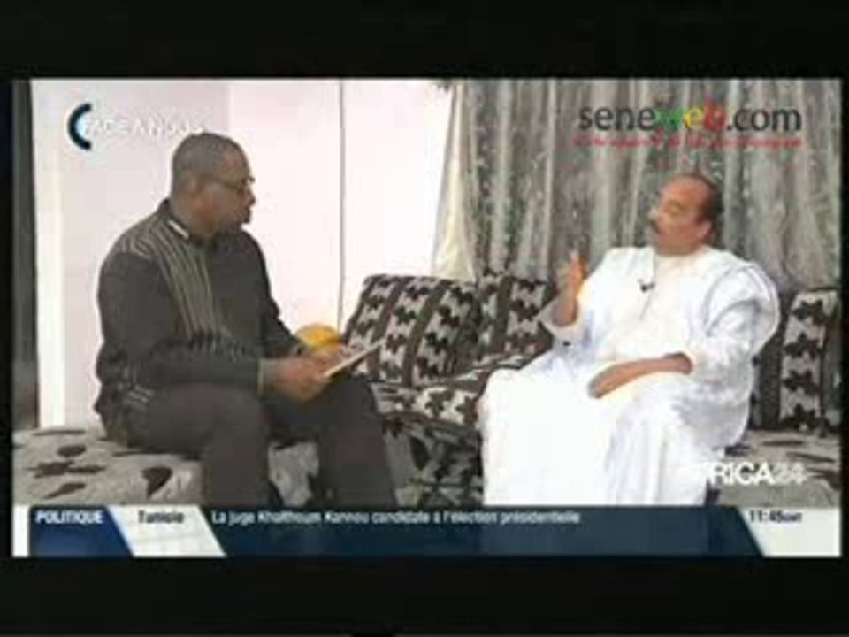 Face a Nous avec Le President Mouhamed Ould Abdel Aziz (africa 24)
