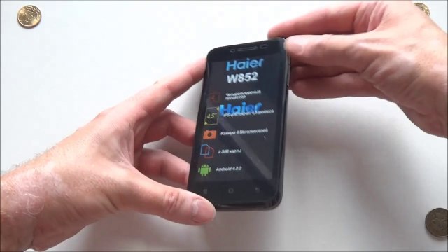 Haier W852 - распаковка, предварительный обзор