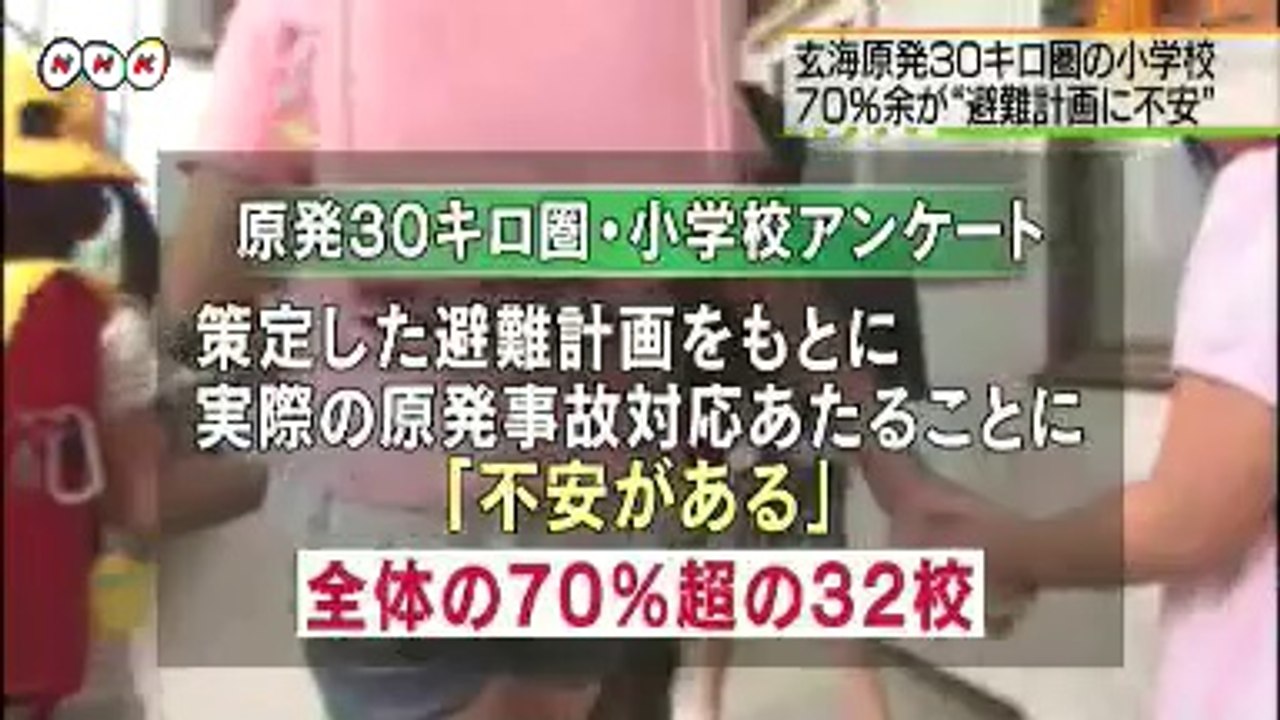 20140714避難計画　学校約７割が不安　佐賀