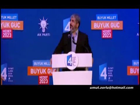Hamas Lideri Halit Meşal Erdoğan ve Türkiye Halkına sesleniyor. Bu sese kulak verelim.