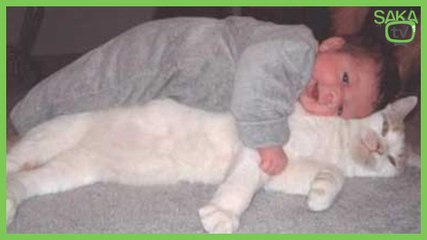 Çok Gizli Bir Yöntemle Bebek Uyutan Kedi