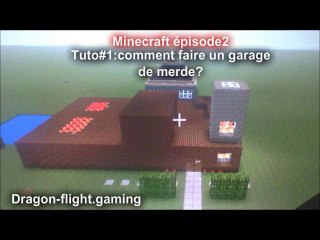 Minecraft#2 tuto#1: comment faire un garage de merde?