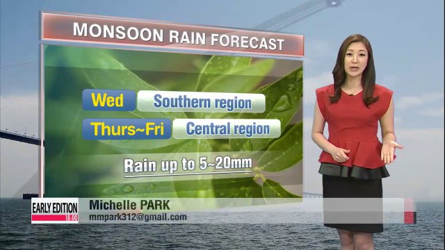 Monsoonal front affects southern regions Wednesday
