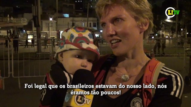 Simpatia germânica! Alemães agradecem torcida e hospitalidade brasileira
