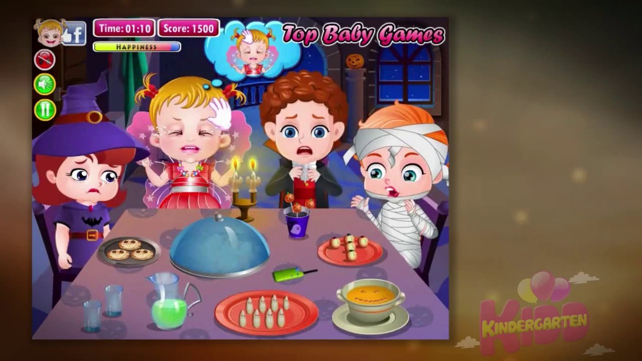 Best Free Baby Games - Baby Hazel - Halloween Party (2014) - Free Online Game for Kids