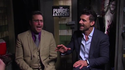 Frank Grillo and James DeMonaco interview - The Purge- Anarchy (2014) HD