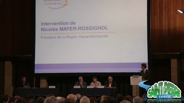 Contournement Est de Rouen - liaison A28-A13 - Ouverture à Rouen - 5 - Nicolas Mayer-Rossignol, Président de la Région Haute-Normandie