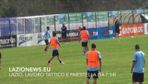 AURONZO 2014 - Lazio, lavoro tattico difesa:attacco e partitella