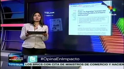 Putin ratifica importancia de intercambio comercial Rusia-Argentina