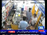 CCTV Footage Of Mobile Shop Robbery in Karachi