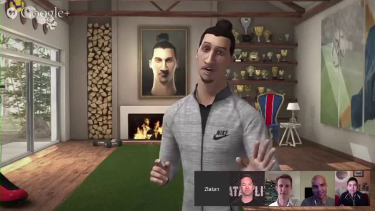 Zlatan answers Andy Google+ Hangout