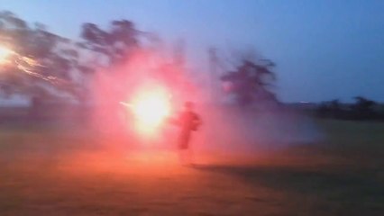 Mitraillette de feux d'artifice