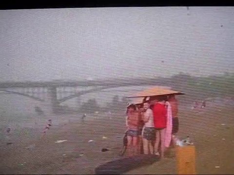 Freak Hail Storm Has Russian Beach-Goers Running For Cover