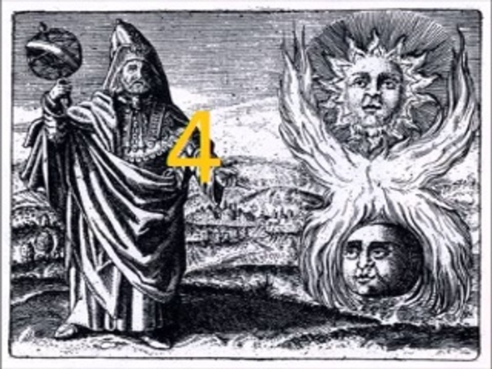 Le soleil, la lune et le chiffre 4
