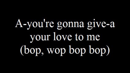 Buddy Holly Not Fade Away with Lyrics