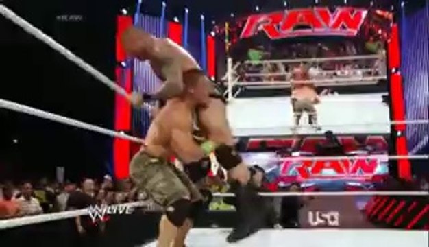 WWE Raw 7/14/2014 - John Cena,roman Reigns,Dean Ambrose vs Seth Rollins,Randy Orton & Kane