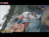 Halep'de Yıkık Evden Çıkarılan 2 Aylık Bebek