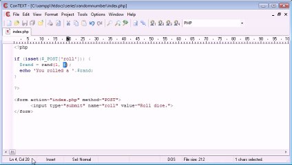 Beginner PHP Tutorial - 60 - Random Number Generation