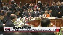 Korea, ASEAN to hold summit in December