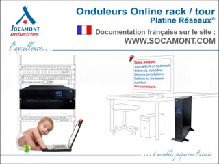 Onduleur online Rack/Tour 1 à 6 Kva Platine Réseaux®
