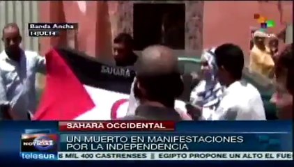 Un muerto en protestas del Sahara Occidental por autodeterminación