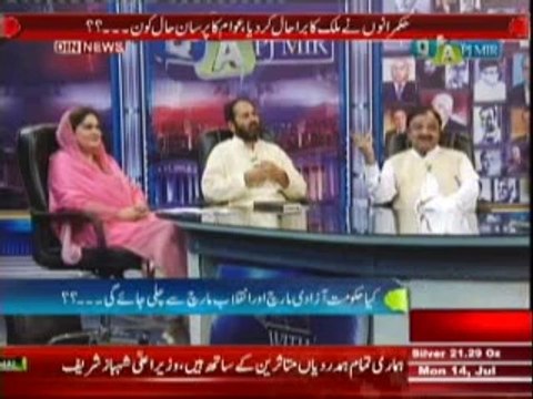 Q & A with PJ Mir (Kya Hukumat Azadi March Aur Inqilab Se Chali Jaye Gi ??) 14 July 2014 Part-2