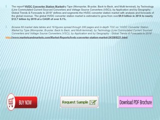 HVDC Converter Station Market worth $12.7 Billion by 2019