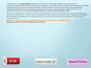 Downhole Tools Market worth $4.21 Billion by 2019