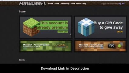 Minecraft Premium Gratuit [Account Generateur] Telecharger July-August 2014
