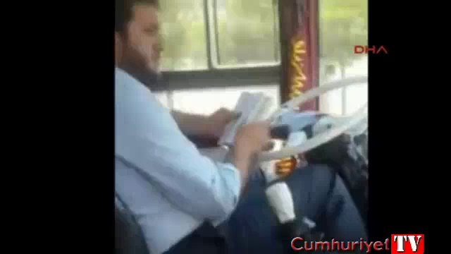 İstanbul'da otobus şoförünün büyük ihmalkarlığı