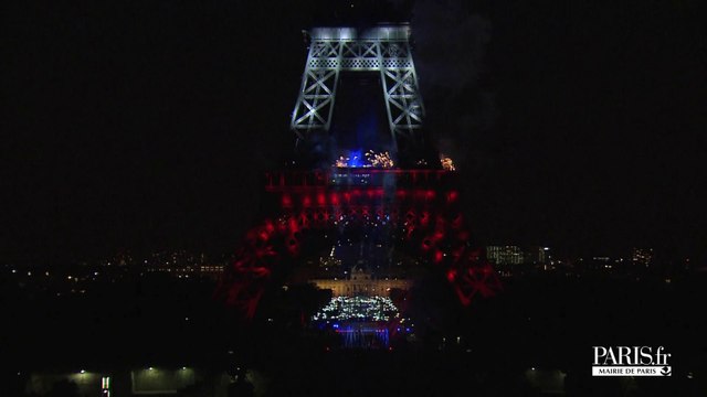 Retrouvez l'intégralité du feu d'artifice du 14 Juillet au Champ de Mars